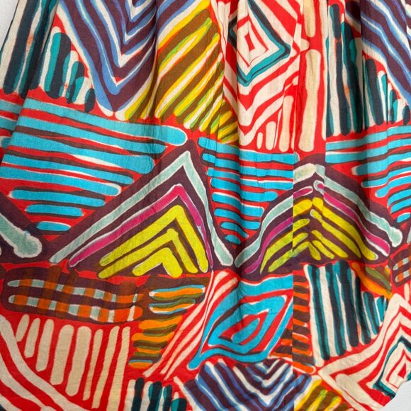 J. Crew Circle Skirt in Geo Brushstroke Print #C4746, 10 - Picture 6 of 10